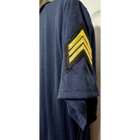 Sexy Police Costume XL Catsuit Handcuffs Badge Hat Cap Hot Cop Naughty Officer - Picture 6 of 10